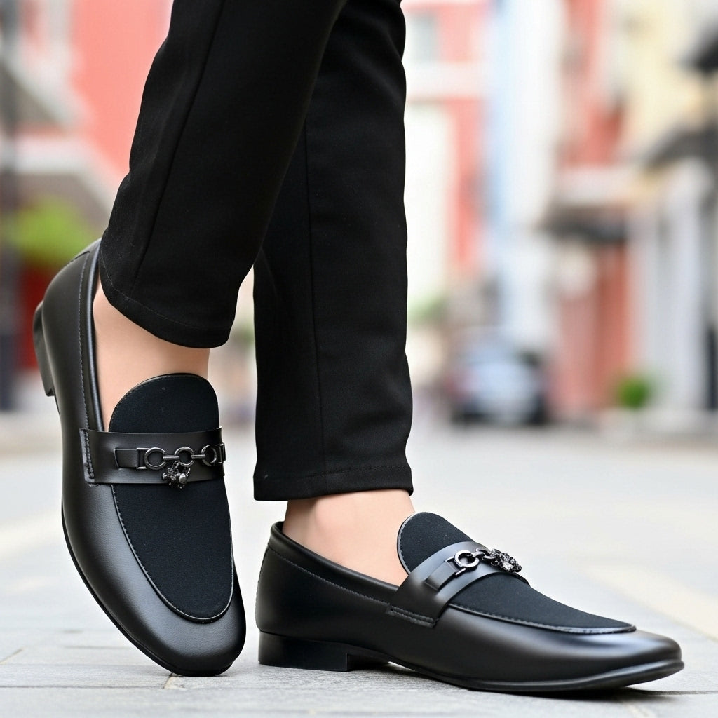 Black Suede Touch Premium Loafer